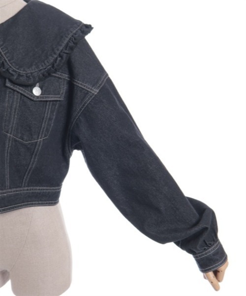 セール】リボンデザインデニムジャケット（デニムジャケット）｜axes