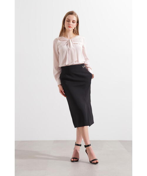 PINKY&DIANNE メタルチャームタイトスカート セール】◇メタルチャームタイトスカート（スカート