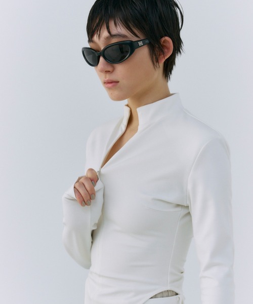 トップス JOSEMOON JOSEMOON ZIP UP BUSTIER ZIP UP BUSTIER – JOSEMOON