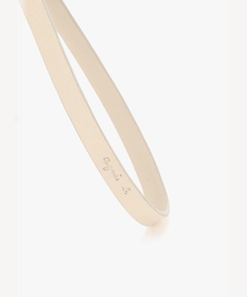 agnes b.(アニエスベー)の「ハンドバッグ YAS08-04(クラッチバッグ・レディース・ベージュ・FREE)」の5枚目の写真