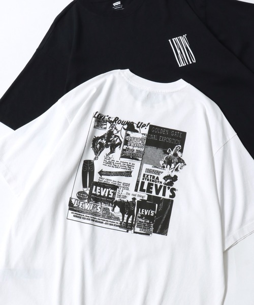 Levi's(リーバイス)の「Levi's/リーバイス SS VINTAGE FIT GRAPHIC TEE/オーバーサイズ ビンテージグラフィック 半袖Tシャツ/レディース メンズ(Tシャツ/カットソー・メンズ・ブラック/ホワイト/ブラック系その他/ホワイト系その他・M/L/XL)」の2枚目の写真