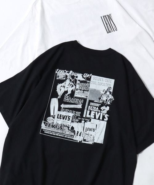 Levi's(リーバイス)の「Levi's/リーバイス SS VINTAGE FIT GRAPHIC TEE/オーバーサイズ ビンテージグラフィック 半袖Tシャツ/レディース メンズ(Tシャツ/カットソー・メンズ・ブラック/ホワイト/ブラック系その他/ホワイト系その他・M/L/XL)」の4枚目の写真