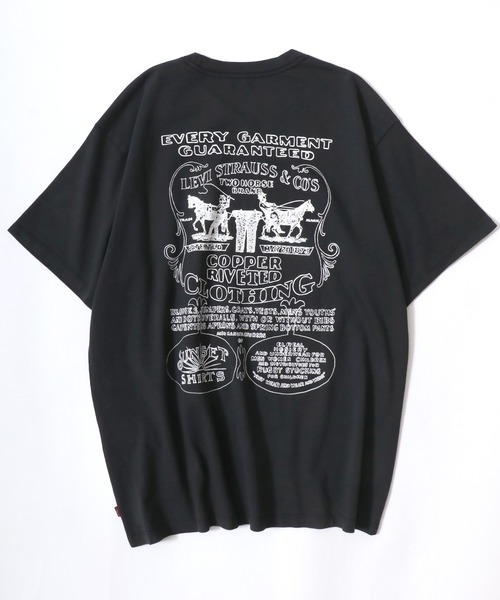 Levi's(リーバイス)の「Levi's/リーバイス SS VINTAGE FIT GRAPHIC TEE/オーバーサイズ ビンテージグラフィック 半袖Tシャツ/レディース メンズ(Tシャツ/カットソー・メンズ・ブラック/ホワイト・M/L/XL)」の2枚目の写真