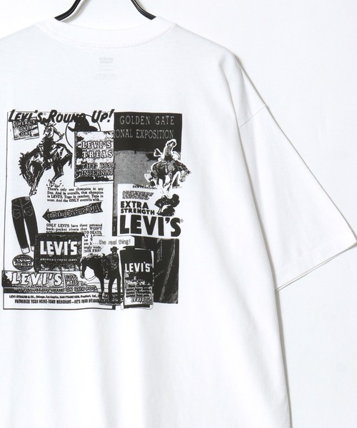 Levi's(リーバイス)の「Levi's/リーバイス SS VINTAGE FIT GRAPHIC TEE/オーバーサイズ ビンテージグラフィック 半袖Tシャツ/レディース メンズ(Tシャツ/カットソー・メンズ・ブラック/ホワイト/ブラック系その他/ホワイト系その他・M/L/XL)」の6枚目の写真