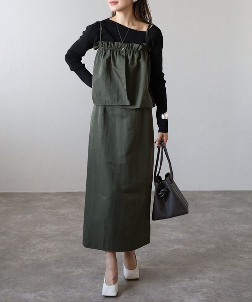 model：H165 着用サイズ：FREE