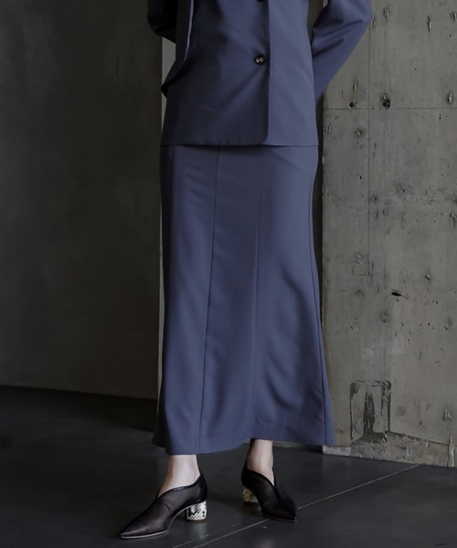 CIEL'AIR(シエルエアー)の「High Waist Mermaid Skirt(スカート・レディース・ベージュ/グレー・LARGE/MEDIUM)」の18枚目の写真