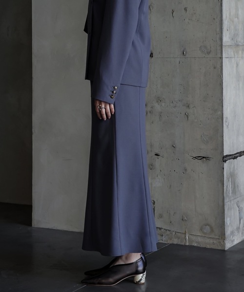 CIEL'AIR(シエルエアー)の「High Waist Mermaid Skirt(スカート・レディース・ベージュ/グレー・LARGE/MEDIUM)」の13枚目の写真