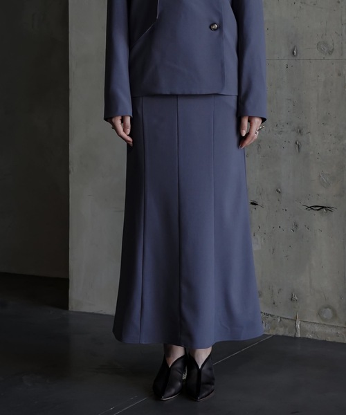 CIEL'AIR(シエルエアー)の「High Waist Mermaid Skirt(スカート・レディース・ベージュ/グレー・LARGE/MEDIUM)」の11枚目の写真