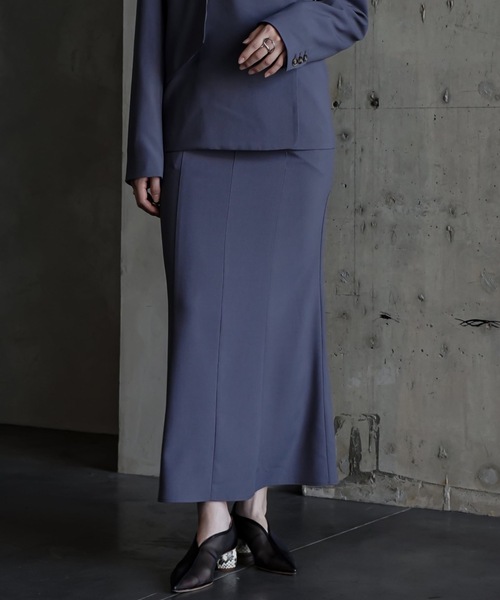CIEL'AIR(シエルエアー)の「High Waist Mermaid Skirt(スカート・レディース・ベージュ/グレー・LARGE/MEDIUM)」の17枚目の写真