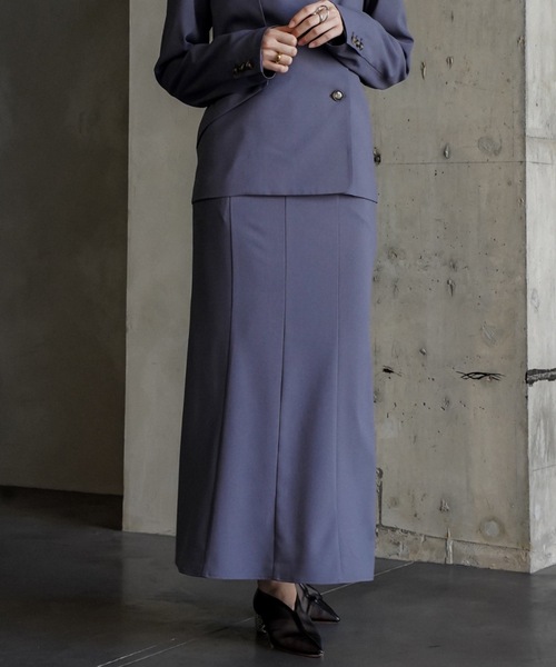 CIEL'AIR(シエルエアー)の「High Waist Mermaid Skirt(スカート・レディース・ベージュ/グレー・LARGE/MEDIUM)」の21枚目の写真