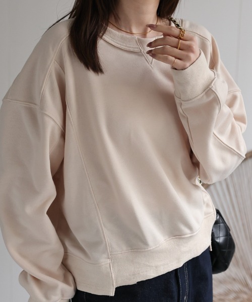 最終値下げ　美品　レッドヴァレンティノ　スウェットカットソー セール】ｵﾚﾝｼﾞﾛｺﾞ/ BIGﾄﾚｰﾅｰ（スウェット）｜CONVEX