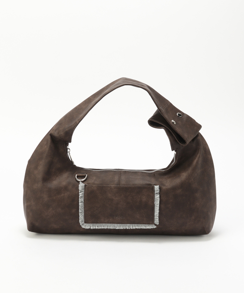 PULP/417EDIFICE（パルプフォーワンセブンエディフィス）の「【Geek Office / ギークオフィス】HIETA / ヒエタ TINA（ハンドバッグ・レディース・ホワイト/ブラウン/レッド/ブラック/アイボリー/ブルー・FREE）」の8枚目の写真