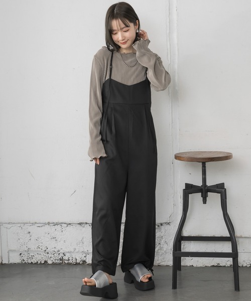 RETRO GIRL（レトロガール）の「シャイニープリーツPO（Tシャツ/カットソー・レディース・ナチュラル/ライトグレー/ブラック・FREE）」の16枚目の写真