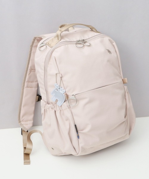 moz(モズ)の「軽量 撥水 ポリエステル バックパック PC収納・キャリーオン対応(バックパック/リュック・レディース・ブラック/ブルー/オフホワイト・FREE)」の2枚目の写真