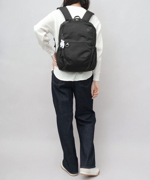 moz(モズ)の「軽量 撥水 ポリエステル バックパック PC収納・キャリーオン対応(バックパック/リュック・レディース・ブラック/ブルー/オフホワイト・FREE)」の22枚目の写真