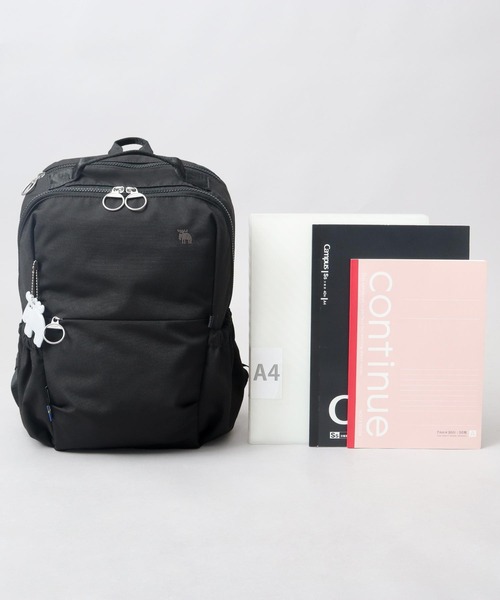 moz(モズ)の「軽量 撥水 ポリエステル バックパック PC収納・キャリーオン対応(バックパック/リュック・レディース・ブラック/ブルー/オフホワイト・FREE)」の14枚目の写真