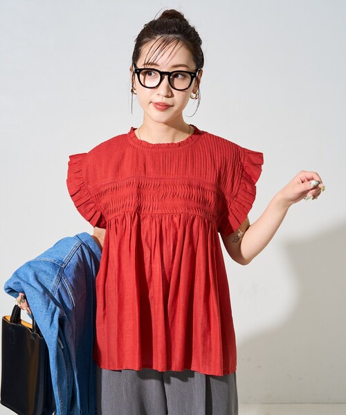 ISABEL MARANT ピンタック ギャザーフリル ブラウス ブラック 38 ISABEL MARANT ピンタック ギャザーフリル ブラウス ブラック 38