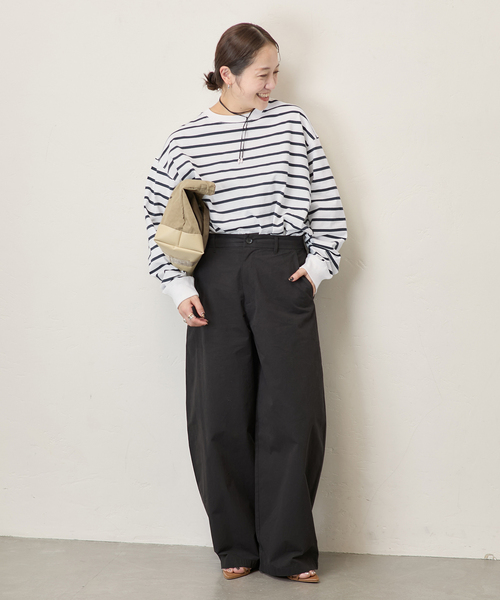JOURNAL STANDARD(ジャーナルスタンダード)の「《追加3》タックスウェットシャツ(Tシャツ/カットソー・レディース・ブラウン系その他/サックスブルー/ブラック系その他/ダークブルー/ホワイト・FREE)」の10枚目の写真