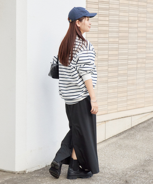 JOURNAL STANDARD(ジャーナルスタンダード)の「《追加3》タックスウェットシャツ(Tシャツ/カットソー・レディース・ブラウン系その他/サックスブルー/ブラック系その他/ダークブルー/ホワイト・FREE)」の9枚目の写真