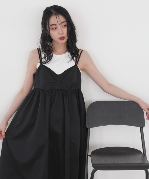 セール】ビスチェデザインキャミワンピース（ワンピース）｜LIAN