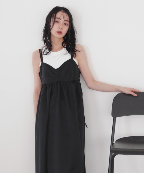LIAN（リアン）の「ビスチェデザインキャミワンピース（ワンピース