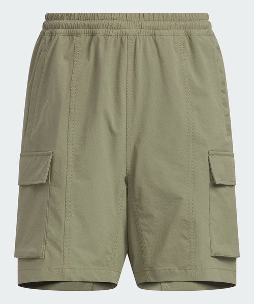 adidas（アディダス）の「キッズ コンフォート エッセンシャルズ カーゴショーツ / ハーフパンツ / アディダス adidas（その他パンツ・キッズ・オリーブ/ブラウン・130/140/150/160/120/110）」の2枚目の写真