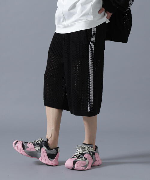 DankeSchon MESHKNIT SHORTS ブラック DankeSchon/ダンケシェーン/MESHKNIT SHORTS（その他パンツ