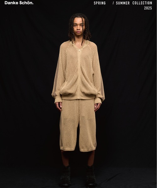 DANKE SCHON(ダンケシェーン)の「DankeSchon/ダンケシェーン/MESHKNIT SHORTS(その他パンツ・メンズ・ブラック/ベージュ・L/M)」の5枚目の写真