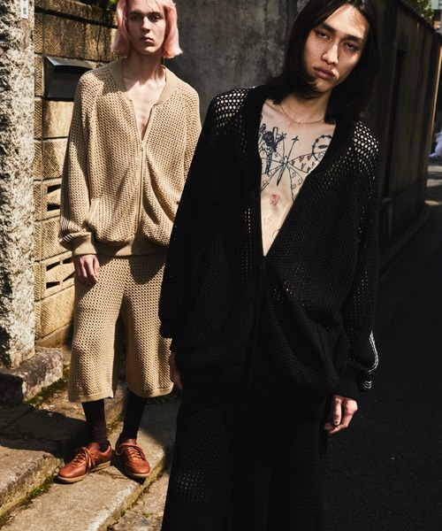DANKE SCHON(ダンケシェーン)の「DankeSchon/ダンケシェーン/MESHKNIT SHORTS(その他パンツ・メンズ・ブラック/ベージュ・L/M)」の9枚目の写真