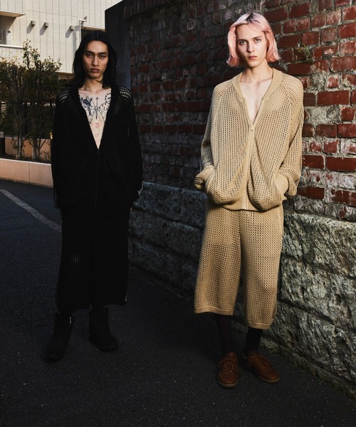 DANKE SCHON(ダンケシェーン)の「DankeSchon/ダンケシェーン/MESHKNIT SHORTS(その他パンツ・メンズ・ブラック/ベージュ・L/M)」の11枚目の写真