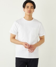 SHIPS Colors:〈接触冷感〉シルケット コットン クルーネック TEE◇