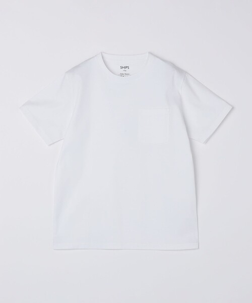 SHIPS Colors(シップス カラーズ)の「SHIPS Colors:〈接触冷感〉シルケット コットン クルーネック TEE◇(Tシャツ/カットソー・メンズ・ネイビー/ブラック/ライトホワイト/ブラウン/グレー・SMALL/MEDIUM/LARGE/X-LARGE)」の6枚目の写真