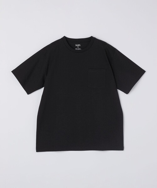 SHIPS Colors(シップス カラーズ)の「SHIPS Colors:〈接触冷感〉シルケット コットン クルーネック TEE◇(Tシャツ/カットソー・メンズ・ネイビー/ブラック/ライトホワイト/ブラウン/グレー・SMALL/MEDIUM/LARGE/X-LARGE)」の7枚目の写真