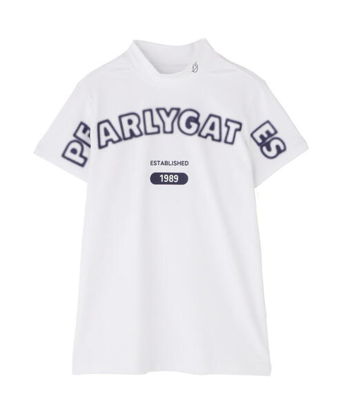 PEARLY GATES(パーリーゲイツ)の「【PEARLY GATES】4WAYリップル半袖ハイネックカットソー(Tシャツ/カットソー・レディース・ネイビー/ホワイト/グリーン・MEDIUM/LARGE)」の8枚目の写真