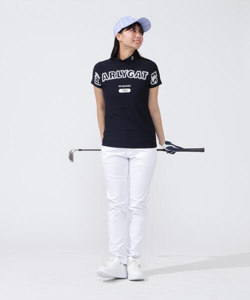 PEARLY GATES(パーリーゲイツ)の「【PEARLY GATES】4WAYリップル半袖ハイネックカットソー(Tシャツ/カットソー・レディース・ネイビー/ホワイト/グリーン・MEDIUM/LARGE)」の11枚目の写真