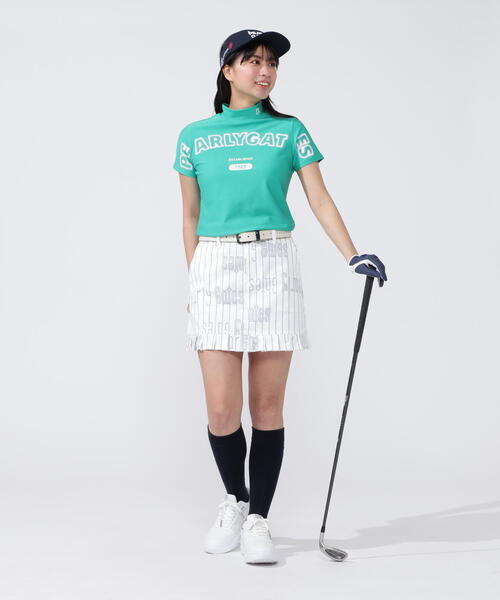 PEARLY GATES(パーリーゲイツ)の「【PEARLY GATES】4WAYリップル半袖ハイネックカットソー(Tシャツ/カットソー・レディース・ネイビー/ホワイト/グリーン・MEDIUM/LARGE)」の17枚目の写真