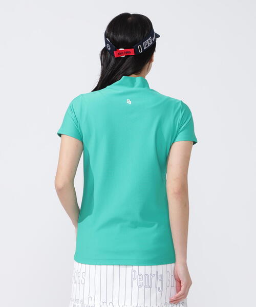 PEARLY GATES(パーリーゲイツ)の「【PEARLY GATES】4WAYリップル半袖ハイネックカットソー(Tシャツ/カットソー・レディース・ネイビー/ホワイト/グリーン・MEDIUM/LARGE)」の19枚目の写真