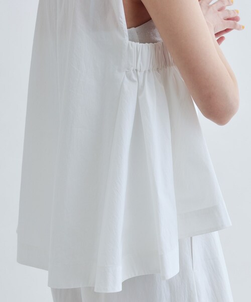 GALLEST(ギャレスト)の「【セットアップ可能】ペーパーライクジレブラウス(シャツ/ブラウス・レディース・ブラック/ベージュ/ホワイト・38)」の22枚目の写真