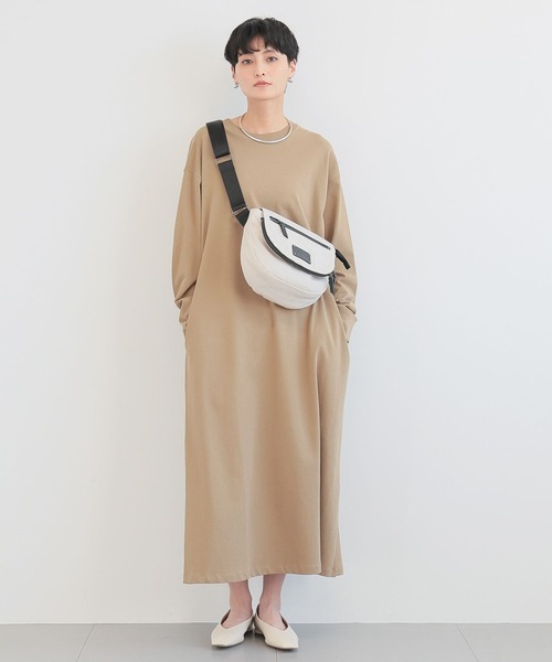 新品未使用タグ付　バンヤードストーム　ワンピース 新品タグ付き】バンヤードストーム 黒 半袖 ワンピース ベルト