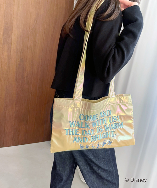 LE TALON(ルタロン)の「ヤングオイスター / rectangle トートバッグ(トートバッグ・レディース・イエロー/サックスブルー/シルバー・FREE)」の2枚目の写真