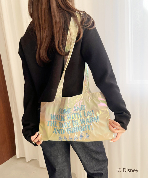 LE TALON(ルタロン)の「ヤングオイスター / rectangle トートバッグ(トートバッグ・レディース・イエロー/サックスブルー/シルバー・FREE)」の20枚目の写真