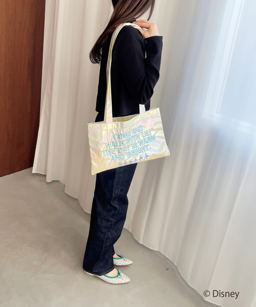 LE TALON(ルタロン)の「ヤングオイスター / rectangle トートバッグ(トートバッグ・レディース・イエロー/サックスブルー/シルバー・FREE)」の18枚目の写真