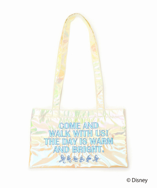 LE TALON(ルタロン)の「ヤングオイスター / rectangle トートバッグ(トートバッグ・レディース・イエロー/サックスブルー/シルバー・FREE)」の5枚目の写真