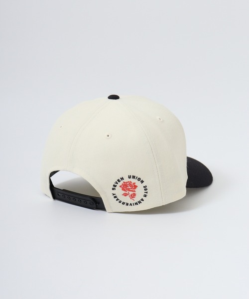 7Union(セブンユニオン)の「7UNION THE DIABLOS ボックスロゴサインローズ 6パネルキャップ(キャップ・メンズ・ブラック/ホワイト×ブラック・FREE)」の11枚目の写真