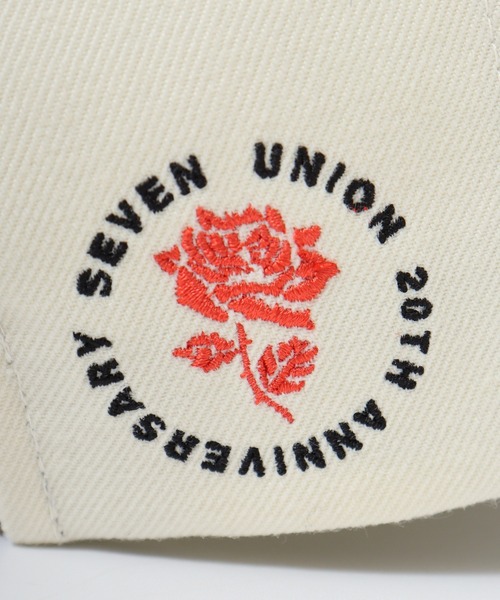 7Union(セブンユニオン)の「7UNION THE DIABLOS ボックスロゴサインローズ 6パネルキャップ(キャップ・メンズ・ブラック/ホワイト×ブラック・FREE)」の13枚目の写真