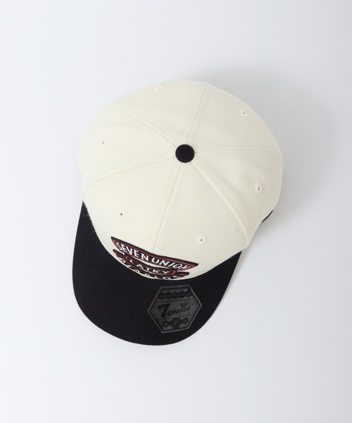 7Union(セブンユニオン)の「7UNION THE DIABLOS ボックスロゴサインローズ 6パネルキャップ(キャップ・メンズ・ブラック/ホワイト×ブラック・FREE)」の14枚目の写真