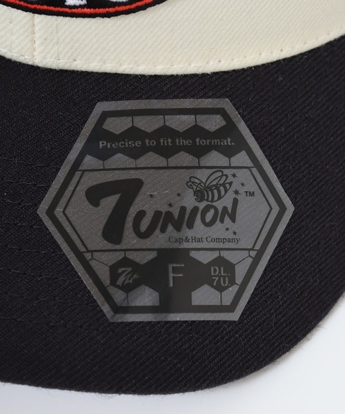 7Union(セブンユニオン)の「7UNION THE DIABLOS ボックスロゴサインローズ 6パネルキャップ(キャップ・メンズ・ブラック/ホワイト×ブラック・FREE)」の7枚目の写真