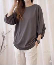 薄手 デザインスリーブ Tシャツ