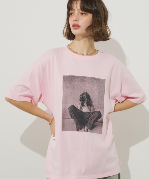 【COVERNAT】X MAMAグラフィックフードTシャツ★24FW セール】グラフィックフォトTEE(Tシャツ/カットソー)|Unitage