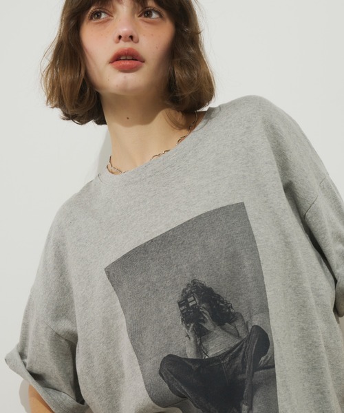 Unitage(ユニテージ)の「グラフィックフォトTEE(Tシャツ/カットソー・レディース・グレー/ホワイト/ピンク・FREE)」の15枚目の写真